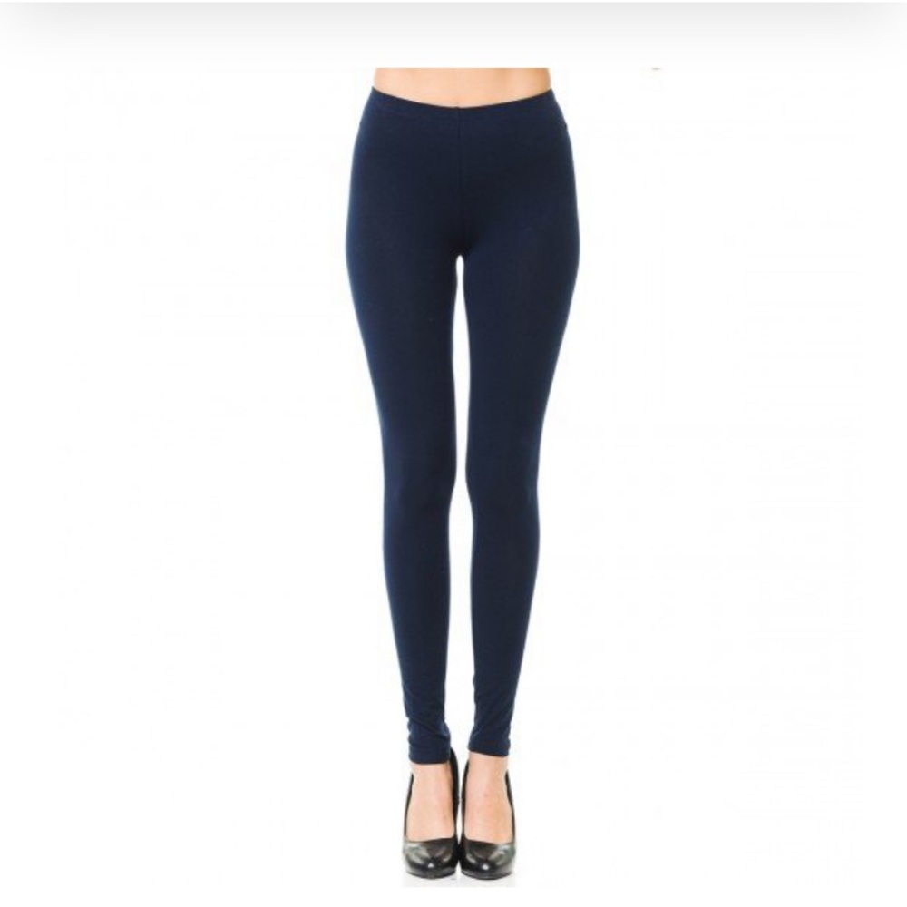 Navy Long Leggings